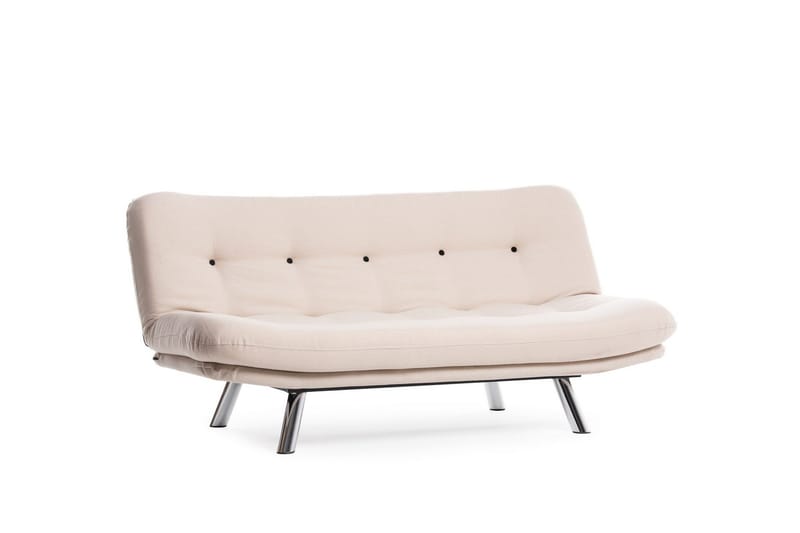 Kingaroy Längsbäddad Bäddsoffa 100x175 cm i Linne - Krämbeige - Möbler - Vardagsrum - Bäddsoffor