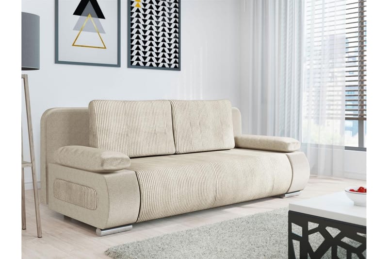 Kintore 2-sits Bäddsoffa Beige - Möbler - Vardagsrum - Bäddsoffor