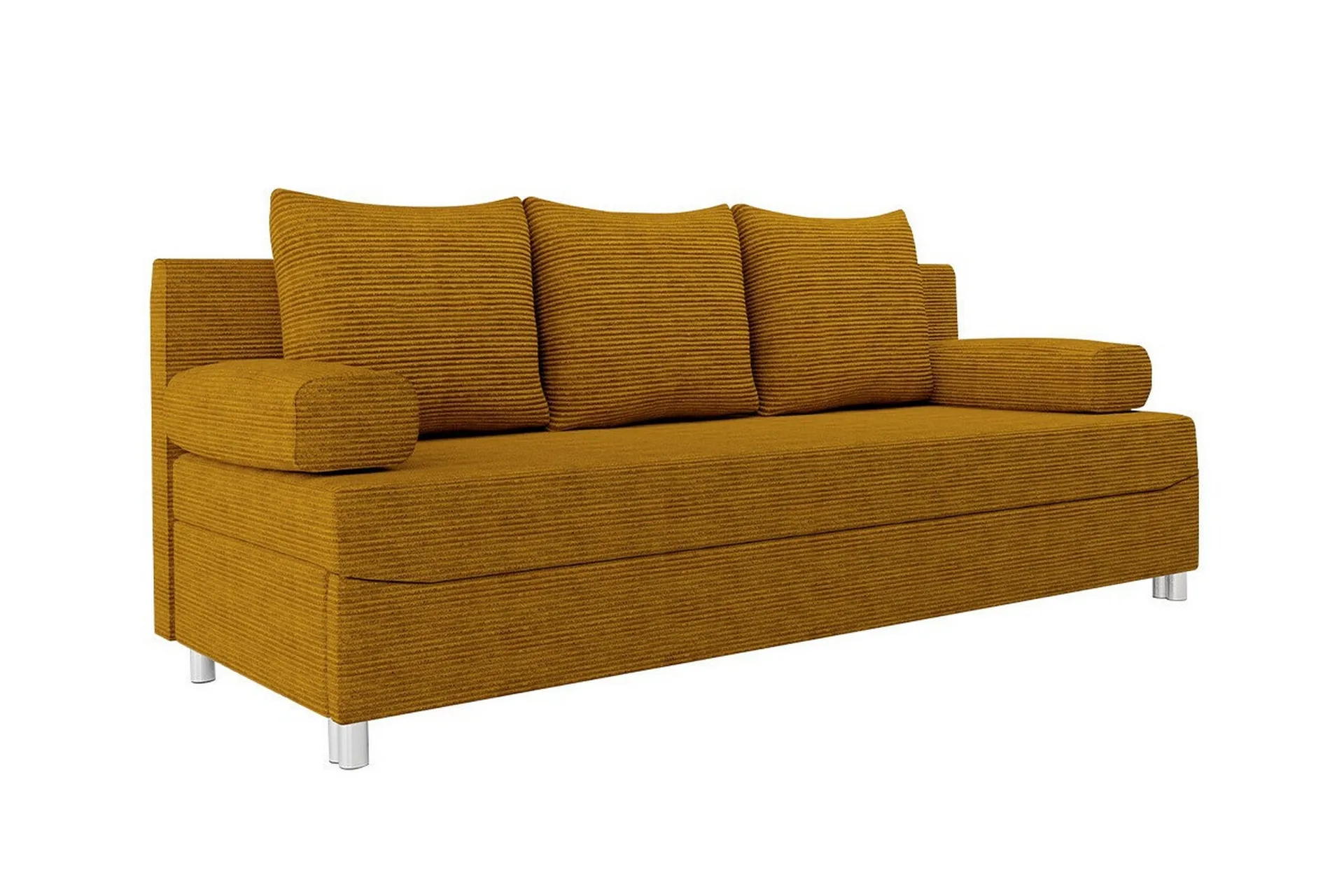 Kintore 2-sits B&auml;ddsoffa Dark yellow -