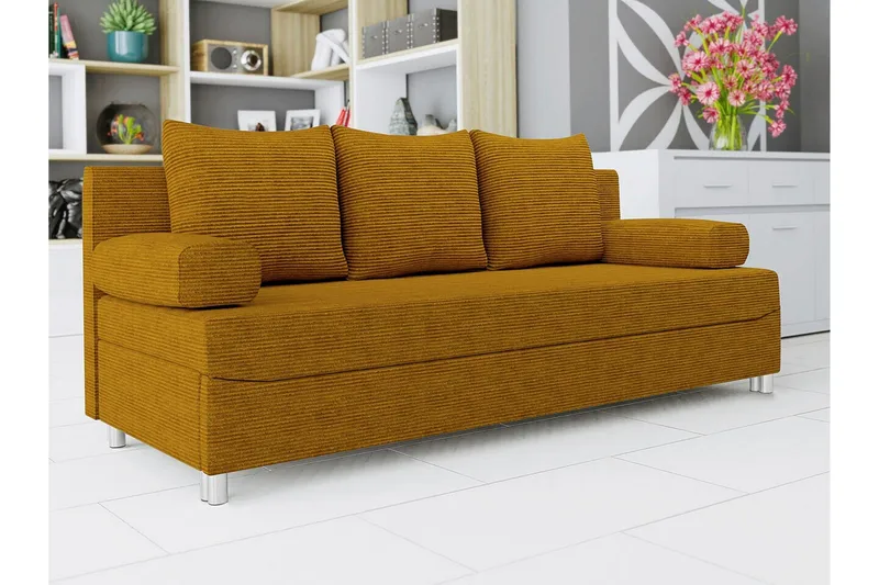 Kintore 2-sits Bäddsoffa Dark yellow - Möbler - Vardagsrum - Bäddsoffor