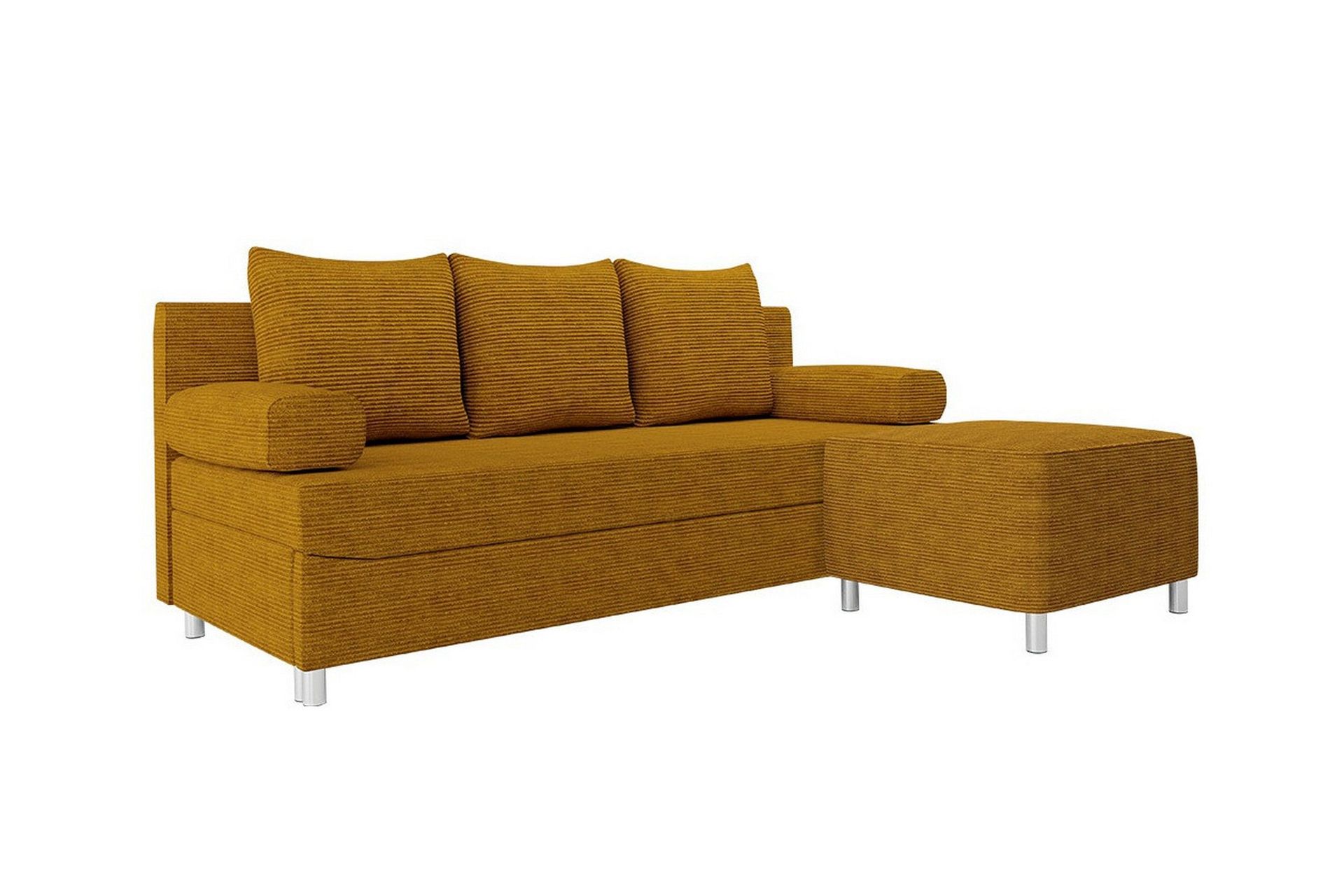 Kintore 2-sits B&auml;ddsoffa Dark yellow -
