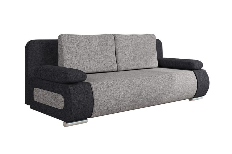 Kintore 2-sits Bäddsoffa Grå/Svart - Möbler - Vardagsrum - Bäddsoffor