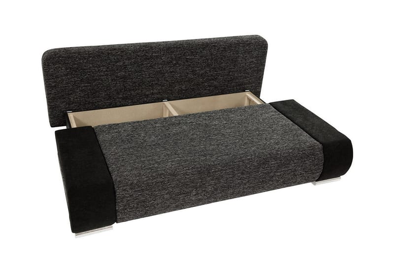 Kintore 2-sits Bäddsoffa Grå/Svart - Möbler - Vardagsrum - Bäddsoffor