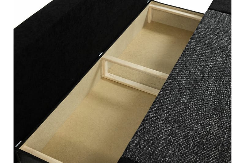 Kintore 2-sits Bäddsoffa Grå/Svart - Möbler - Vardagsrum - Bäddsoffor