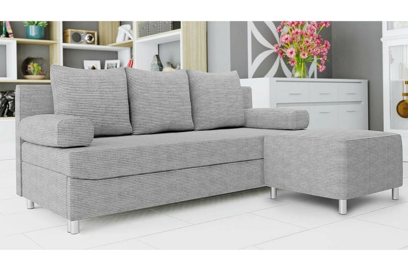 Kintore 2-sits Bäddsoffa Ljusgrå - Möbler - Vardagsrum - Bäddsoffor