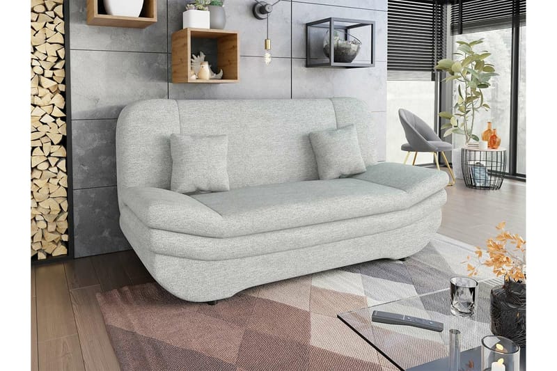 Kintore 2-sits Bäddsoffa Ljusgrå/Mörkgrå - Möbler - Vardagsrum - Bäddsoffor