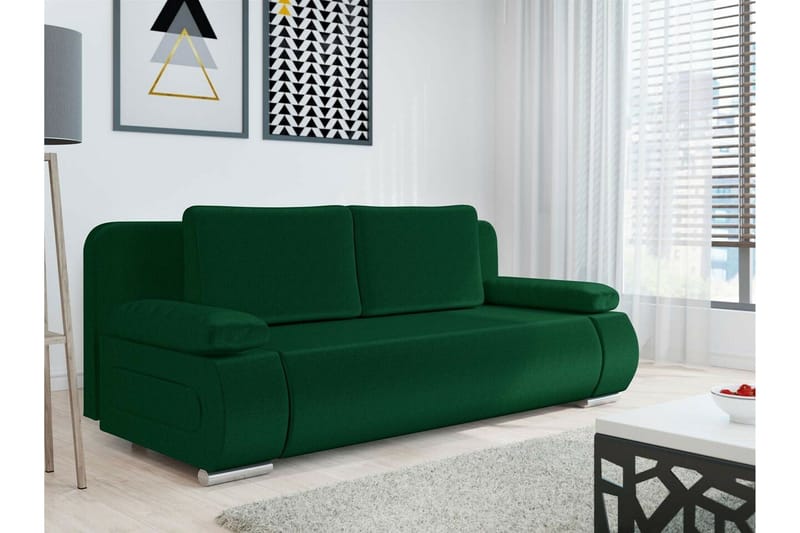 Kintore 2-sits Bäddsoffa NO_BRAND Dark green - Möbler - Vardagsrum - Bäddsoffor
