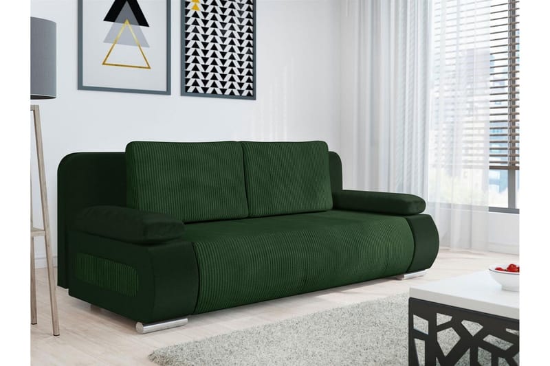 Kintore 2-sits Bäddsoffa NO_BRAND Green - Möbler - Vardagsrum - Bäddsoffor