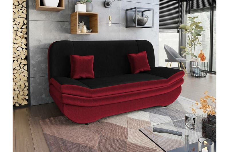 Kintore 2-sits Bäddsoffa Röd - Möbler - Vardagsrum - Bäddsoffor