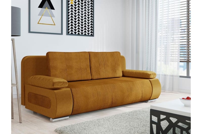 Kintore 2-sits Bäddsoffa Yellow - Möbler - Vardagsrum - Bäddsoffor