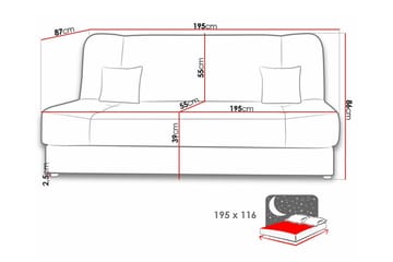 Kintore 2-sits Bäddsoffa - Möbler - Vardagsrum - Bäddsoffor