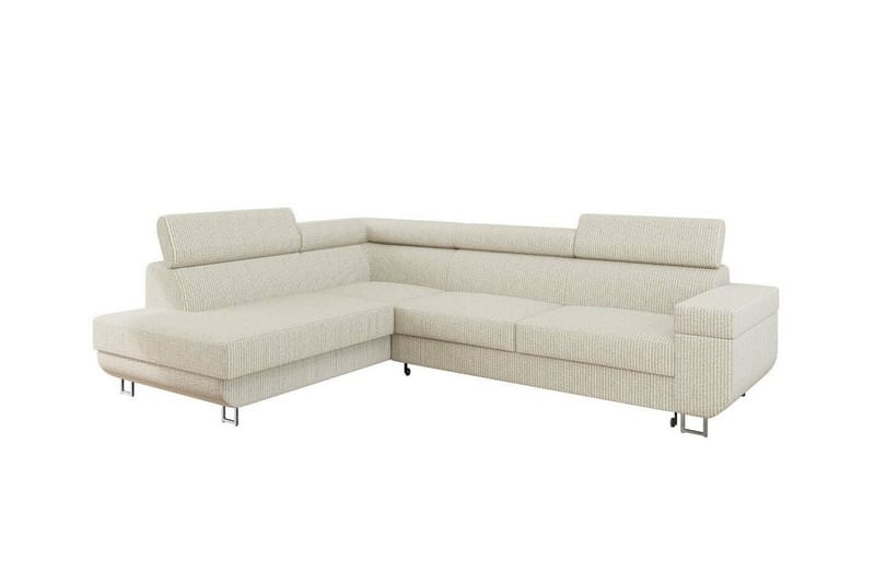 Kintore 3-sits Hörnbäddsoffa Beige - Möbler - Vardagsrum - Bäddsoffor - Hörnbäddsoffa