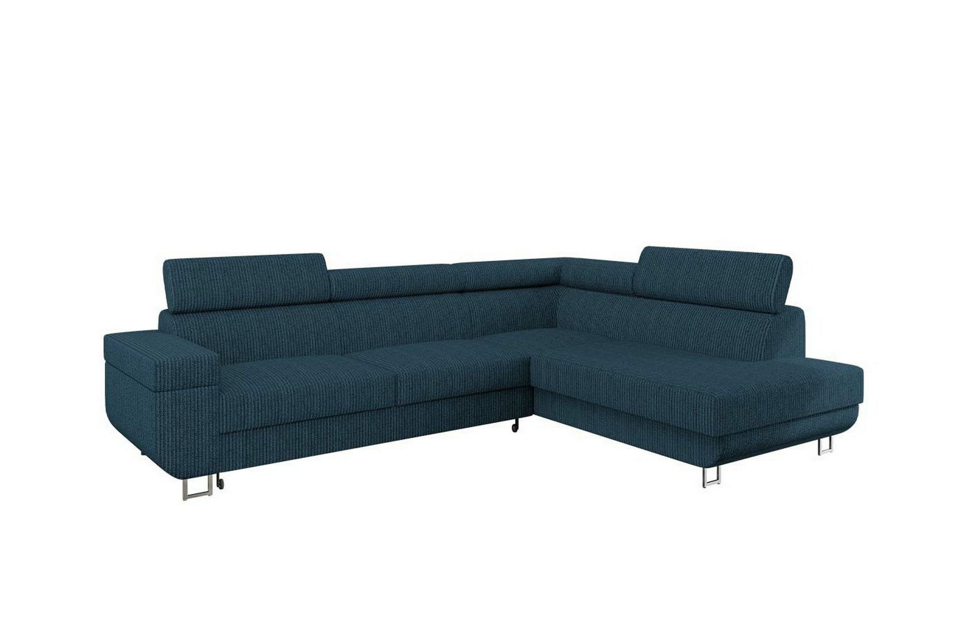 kintore 3-sits hörnbäddsoffa dark blue -
