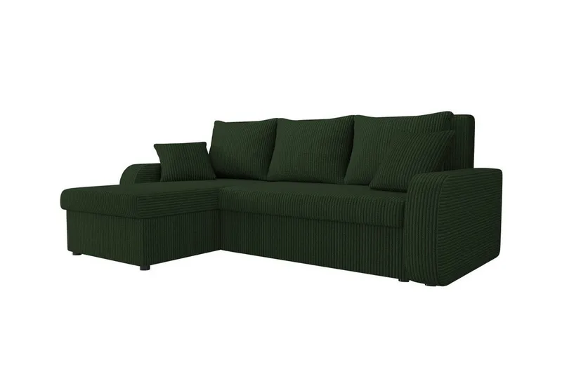 Kintore 3-sits Hörnbäddsoffa Dark green - Möbler - Vardagsrum - Bäddsoffor