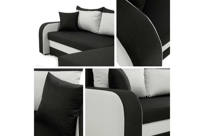 Kintore 3-sits Hörnbäddsoffa Dark green - Möbler - Vardagsrum - Bäddsoffor