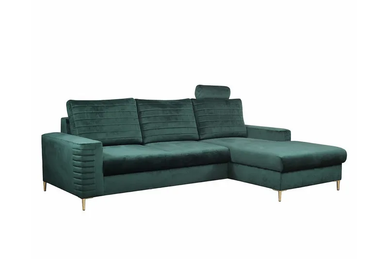 Kintore 3-sits Hörnbäddsoffa Dark green