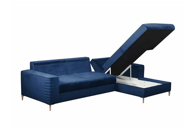 Kintore 3-sits Hörnbäddsoffa Dark Orange - Möbler - Vardagsrum - Bäddsoffor - Hörnbäddsoffa