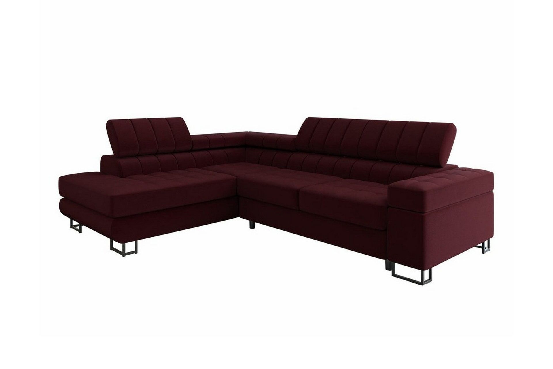Kintore 3-sits H&ouml;rnb&auml;ddsoffa Dark red -