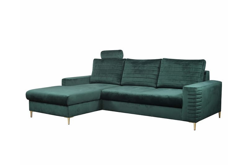 Kintore 3-sits Hörnbäddsoffa Grön - Möbler - Vardagsrum - Bäddsoffor