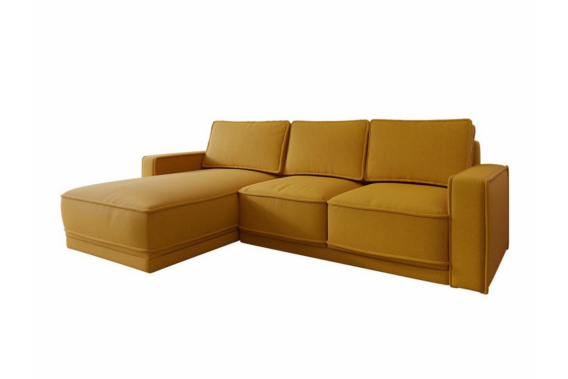 Kintore 3-sits Hörnbäddsoffa Gul - Möbler - Vardagsrum - Bäddsoffor - Hörnbäddsoffa