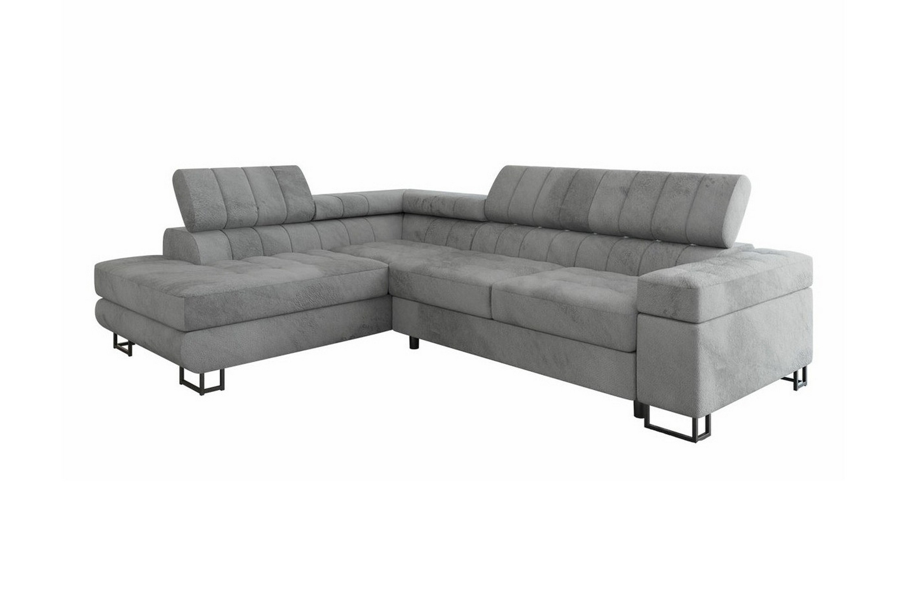 kintore 3-sits hörnbäddsoffa ljusgrå -