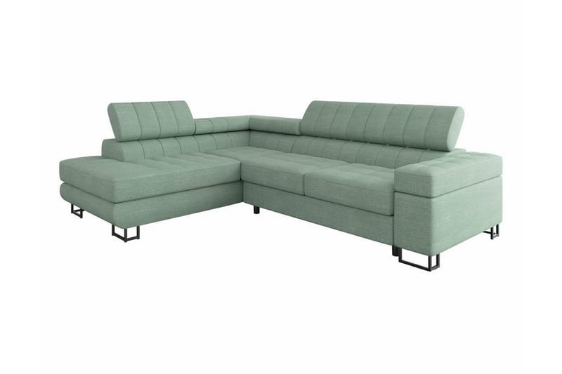Kintore 3-sits Hörnbäddsoffa Ljusgrön - Möbler - Vardagsrum - Bäddsoffor - Hörnbäddsoffa