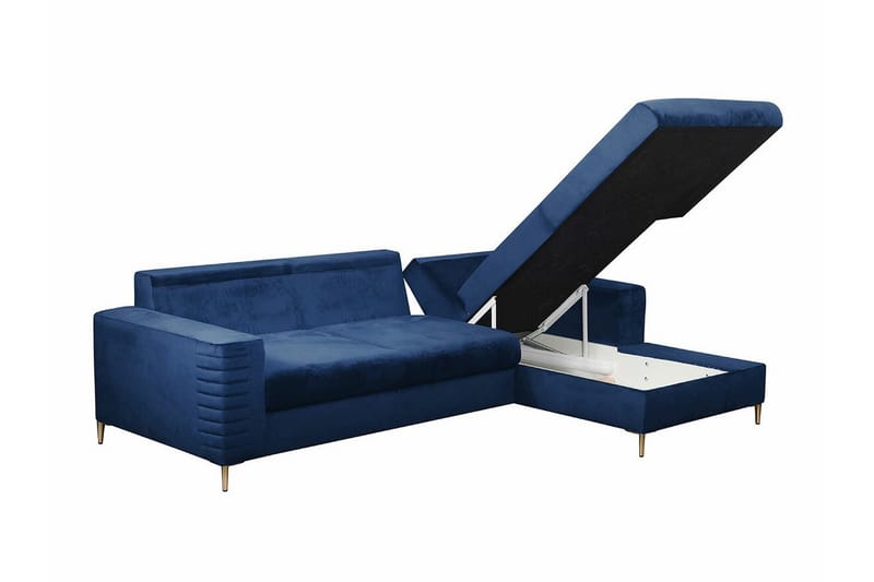 Kintore 3-sits Hörnbäddsoffa Mörkblå - Möbler - Vardagsrum - Bäddsoffor - Hörnbäddsoffa