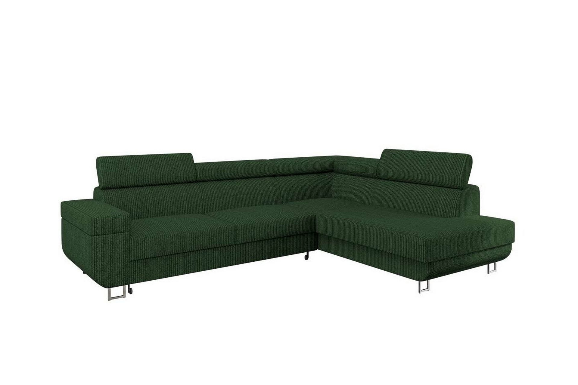 Kintore 3-sits Hörnbäddsoffa Mörkgrön - Möbler - Vardagsrum - Bäddsoffor - Hörnbäddsoffa