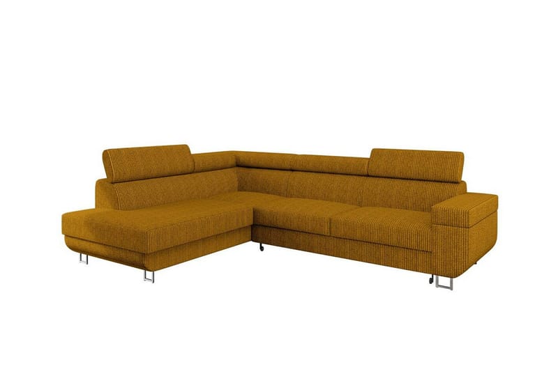 Kintore 3-sits Hörnbäddsoffa Mörkgul - Möbler - Vardagsrum - Bäddsoffor
