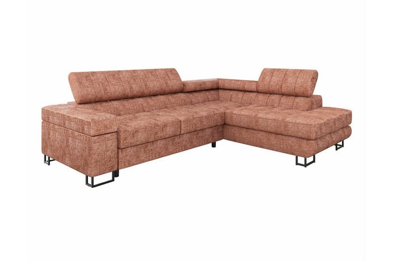 Kintore 3-sits Hörnbäddsoffa Mörkrosa - Möbler - Vardagsrum - Bäddsoffor - Hörnbäddsoffa