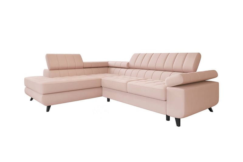 Kintore 3-sits Hörnbäddsoffa Rosa - Hörnbäddsoffa - Bäddsoffor