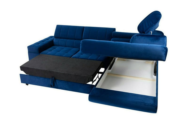 Kintore 3-sits Hörnbäddsoffa Vit - Möbler - Vardagsrum - Bäddsoffor - Hörnbäddsoffa