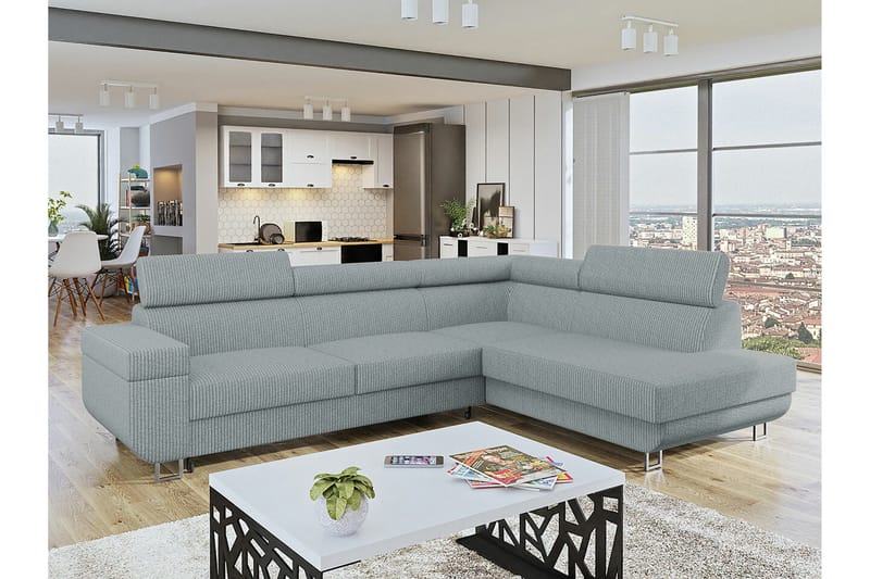 Kintore 3-sits Hörnbäddsoffa - Möbler - Vardagsrum - Bäddsoffor - Hörnbäddsoffa
