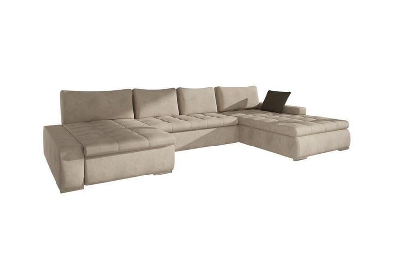 Kintore 4-sits Hörnbäddsoffa Beige - Möbler - Vardagsrum - Bäddsoffor - U bäddsoffa
