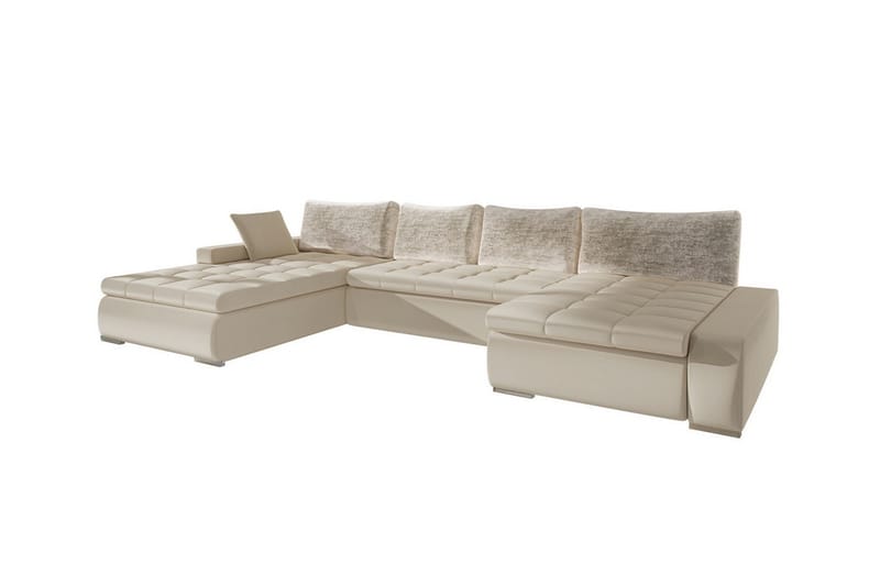 Kintore 4-sits Hörnbäddsoffa Beige - Möbler - Vardagsrum - Bäddsoffor - Hörnbäddsoffa