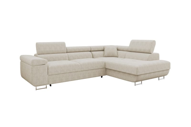 Kintore 4-sits Hörnbäddsoffa Beige - Möbler - Vardagsrum - Bäddsoffor