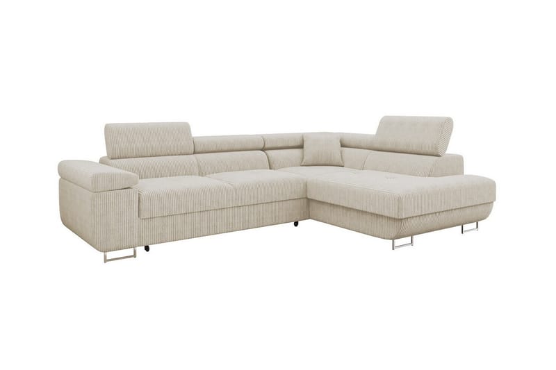 Kintore 4-sits Hörnbäddsoffa Beige - Hörnbäddsoffa - Bäddsoffor