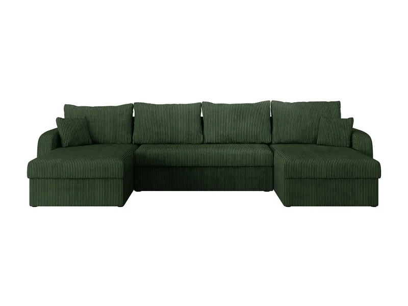 Kintore 4-sits Hörnbäddsoffa Black/Light grey - Möbler - Vardagsrum - Bäddsoffor - U bäddsoffa