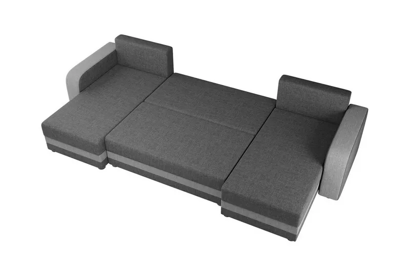 Kintore 4-sits Hörnbäddsoffa Dark grey - Möbler - Vardagsrum - Bäddsoffor - U bäddsoffa