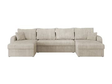 Kintore 4-sits Hörnbäddsoffa Grey/wood||Grey/Black - Möbler - Vardagsrum - Bäddsoffor - U bäddsoffa
