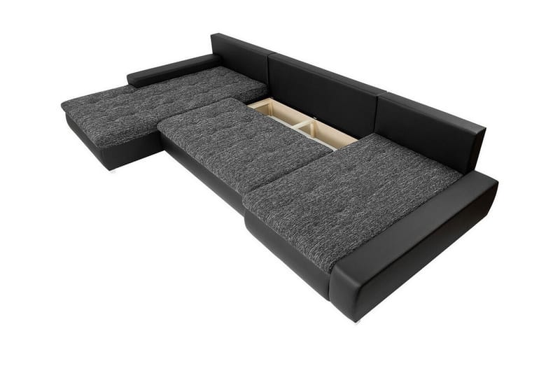 Kintore 4-sits Hörnbäddsoffa Ljusbrun - Möbler - Vardagsrum - Bäddsoffor - U bäddsoffa