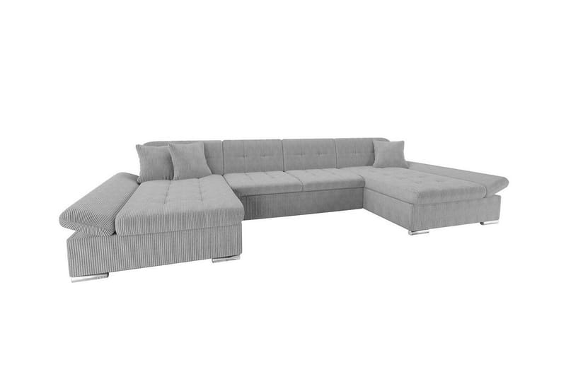 Kintore 4-sits Hörnbäddsoffa Ljusgrå - Möbler - Vardagsrum - Bäddsoffor - Hörnbäddsoffa