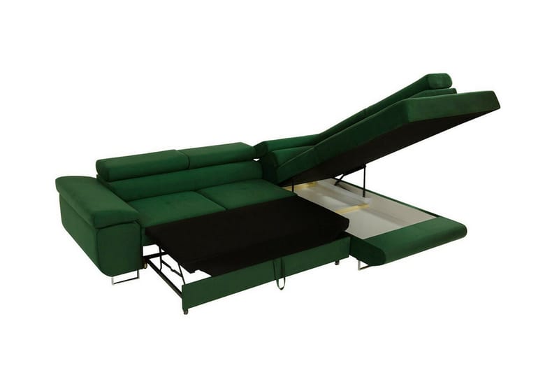 Kintore 4-sits Hörnbäddsoffa Mörkgrön - Möbler - Vardagsrum - Bäddsoffor