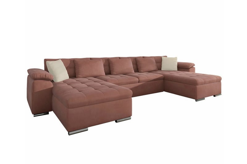 Kintore 4-sits Hörnbäddsoffa Mörkrosa - Möbler - Vardagsrum - Bäddsoffor - Hörnbäddsoffa