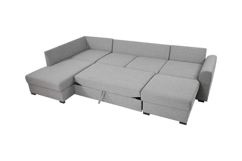 Kintore 4-sits Hörnbäddsoffa NO_BRAND White - Möbler - Vardagsrum - Bäddsoffor - U bäddsoffa