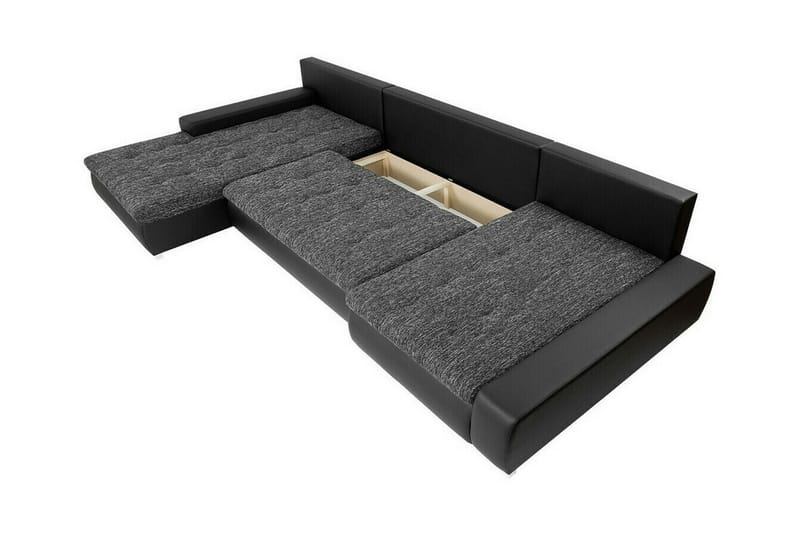 Kintore 4-sits Hörnbäddsoffa Vinröd - Möbler - Vardagsrum - Bäddsoffor - Hörnbäddsoffa