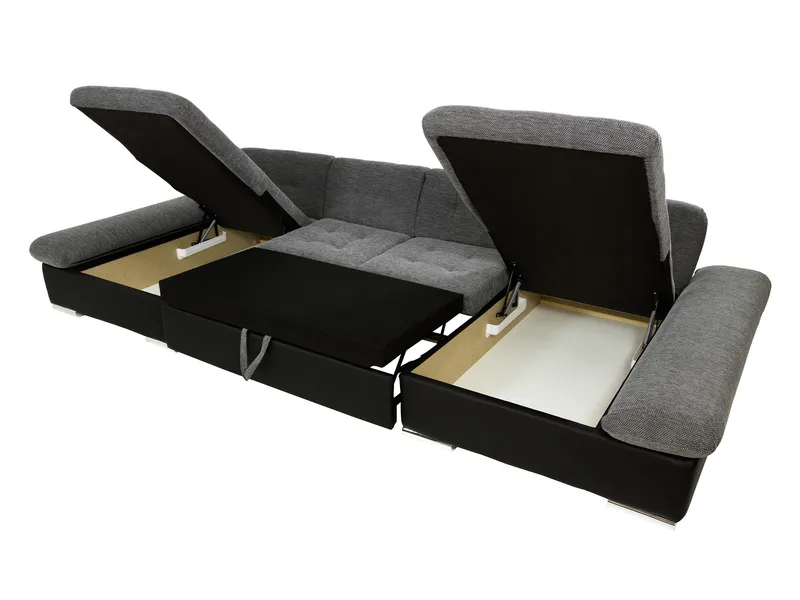 Kintore 5-sits Hörnbäddsoffa Dark grey - Möbler - Vardagsrum - Bäddsoffor - U bäddsoffa