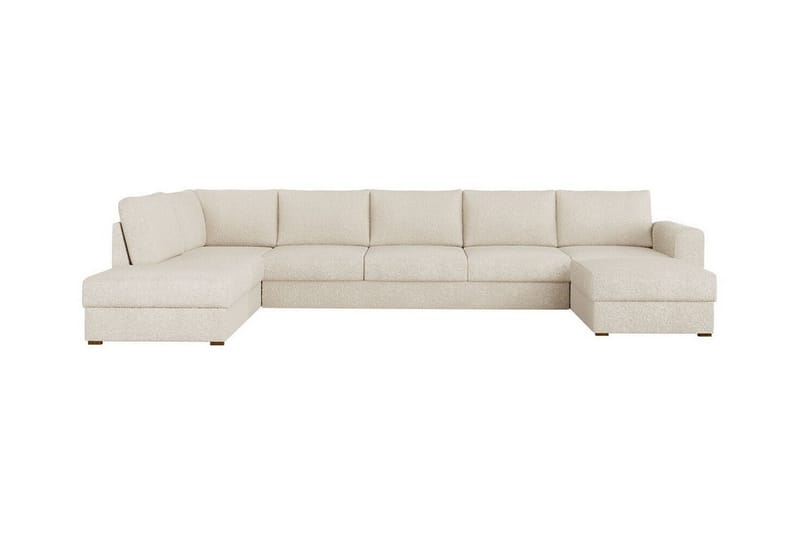 Kintore 6-sits Hörnbäddsoffa Beige/Ljusbeige - Möbler - Vardagsrum - Bäddsoffor - Hörnbäddsoffa