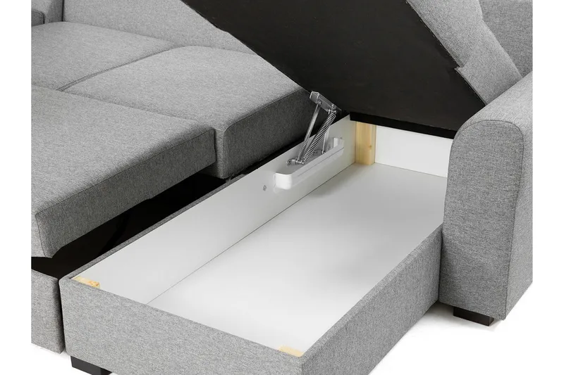 Kintore 6-sits Hörnbäddsoffa White - Möbler - Vardagsrum - Bäddsoffor - Hörnbäddsoffa