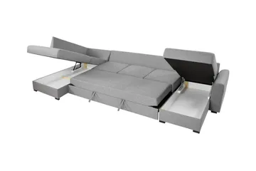 Kintore 6-sits Hörnbäddsoffa White - Möbler - Vardagsrum - Bäddsoffor - U bäddsoffa